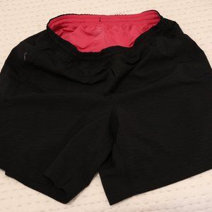 Birddogs Shorts 6" in-seam (L) Large Lunchman Larrys Black Shorts
